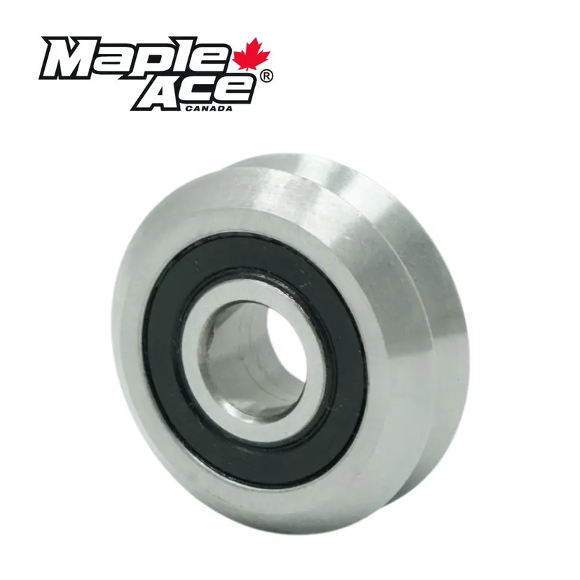 RM2-2RS V W Groove Guide Ball Bearing CNC 3/8"x1.21"x0.437"