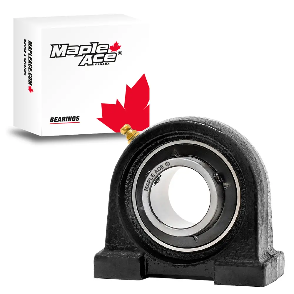 UCPA205-14 Tapped Base Pillow Block Bearing 7/8" Bore, Self-Aligning