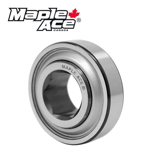 207KRR17, HPS102GP3, JD8650 Ball Bearing 1-1/4in Hex Bore, Cylindrical OD
