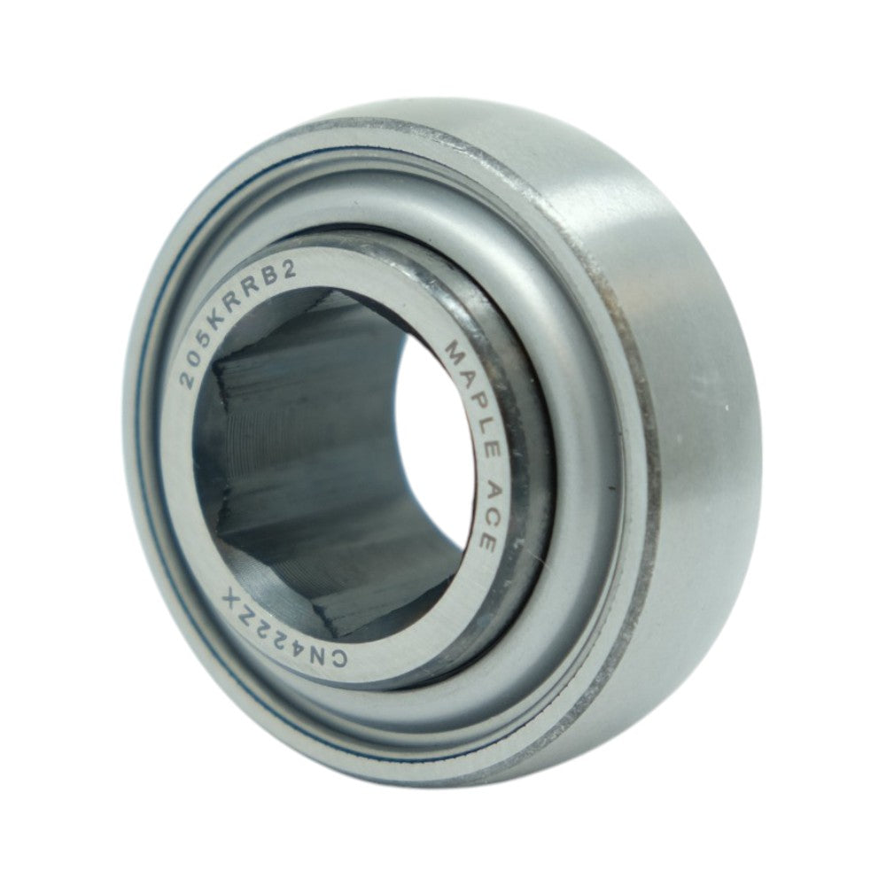 205KRRB2, HPS014GP, AA22097, JD9260, 195293C, G2-10003, 86900821 Ball Bearing 7/8in Hex Bore, Spherical OD