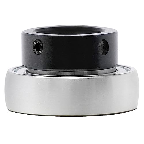 SA208-24 Insert Bearing 1-1/2in Bore, Spherical OD, Eccentric Lock Collar, No Lube Hole