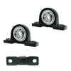UCP205-14 Pillow Block Bearing 7/8in Bore, 2-Bolt, Self-Aligning, 3 Lips Seal, Solid Base