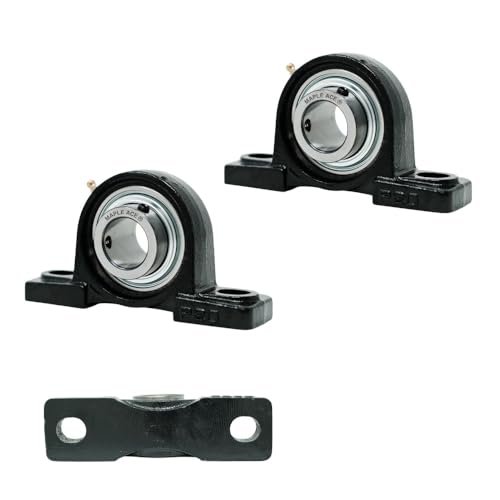 UCP205-14 Pillow Block Bearing 7/8in Bore, 2-Bolt, Self-Aligning, 3 Lips Seal, Solid Base