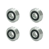 RM2-2RS V W Groove Guide Ball Bearing CNC 3/8inx1.21inx0.437in