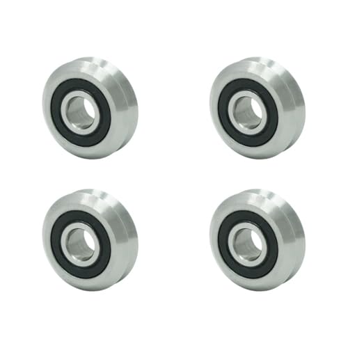 RM2-2RS V W Groove Guide Ball Bearing CNC 3/8inx1.21inx0.437in