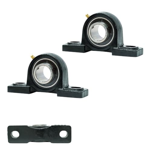 UCP201-8 Pillow Block Bearing 1/2in Bore, 2-Bolt, Self-Aligning, Solid Base