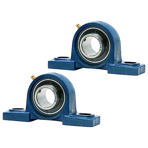 UCP205-16 Go-Kart Racing Pillow Block Bearing 1in Bore, 2-Bolt, Self-Aligning