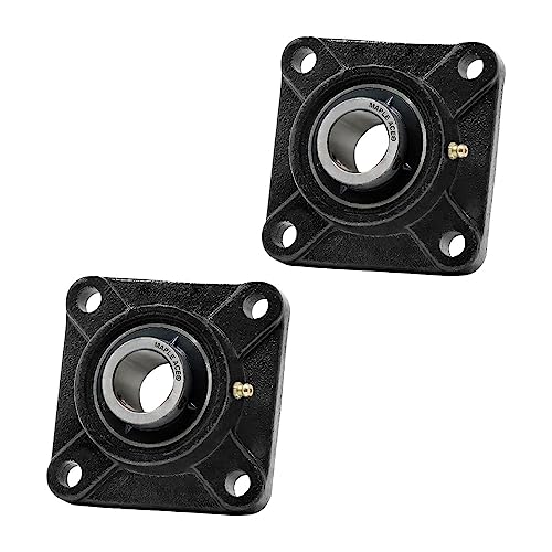 UCF213-40 Flange Bearing 2-1/2in Bore, 4-Bolt Self-Aligning, Solid Base