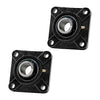 UCF208 Flange Bearing 40mm Bore, 4-Bolt Self-Aligning, Solid Base