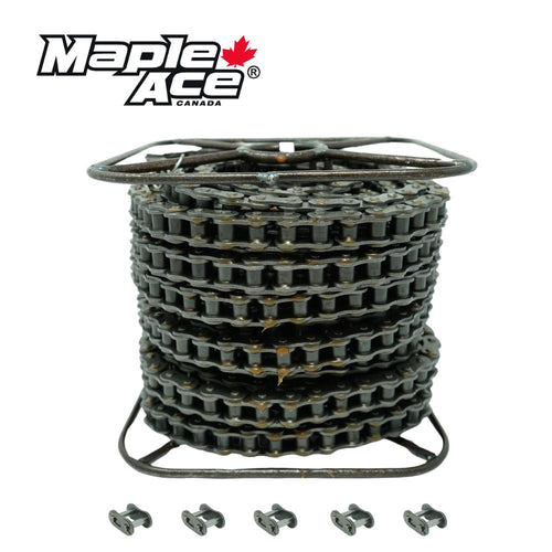 #40 Roller Chain 50 Feet plus 5 Connecting Master Links