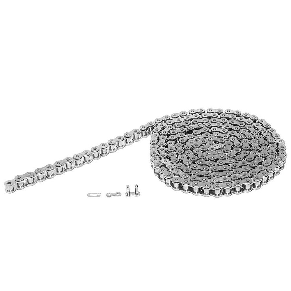 #41 SS Stainless Steel Roller Chain 1/2in Pitch 10 Feet plus Connecting Master Link