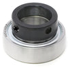 SA207 Insert Bearing 35mm Bore, Spherical OD Eccentric Lock Collar, No Lube Hole