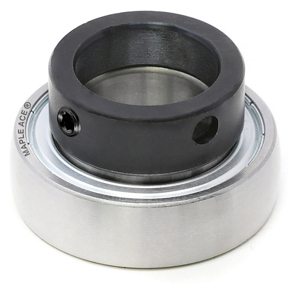 SA206-20 Insert Bearing 1-1/4in Bore, Spherical OD, Eccentric Lock Collar, No Lube Hole