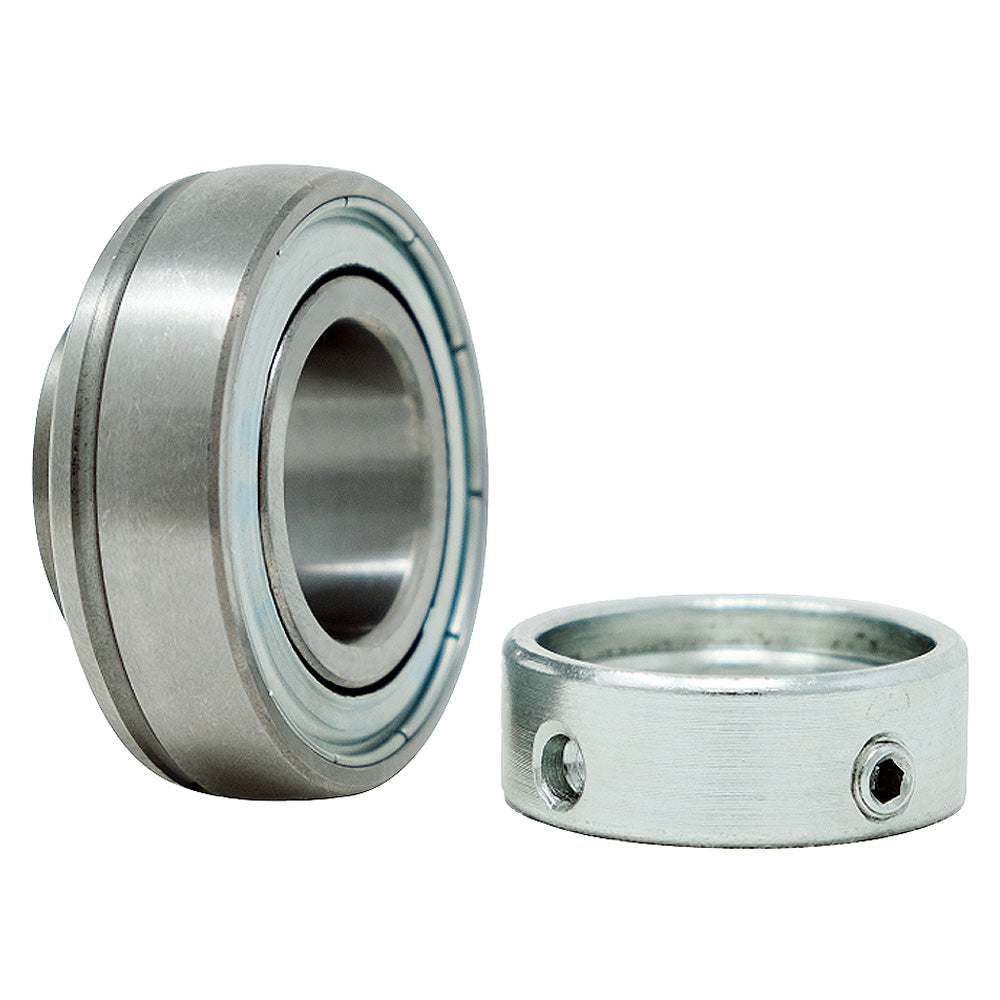 SA207-21 Insert Bearing 1-5/16in Bore, Spherical OD, Eccentric Lock Collar, Lube Hole