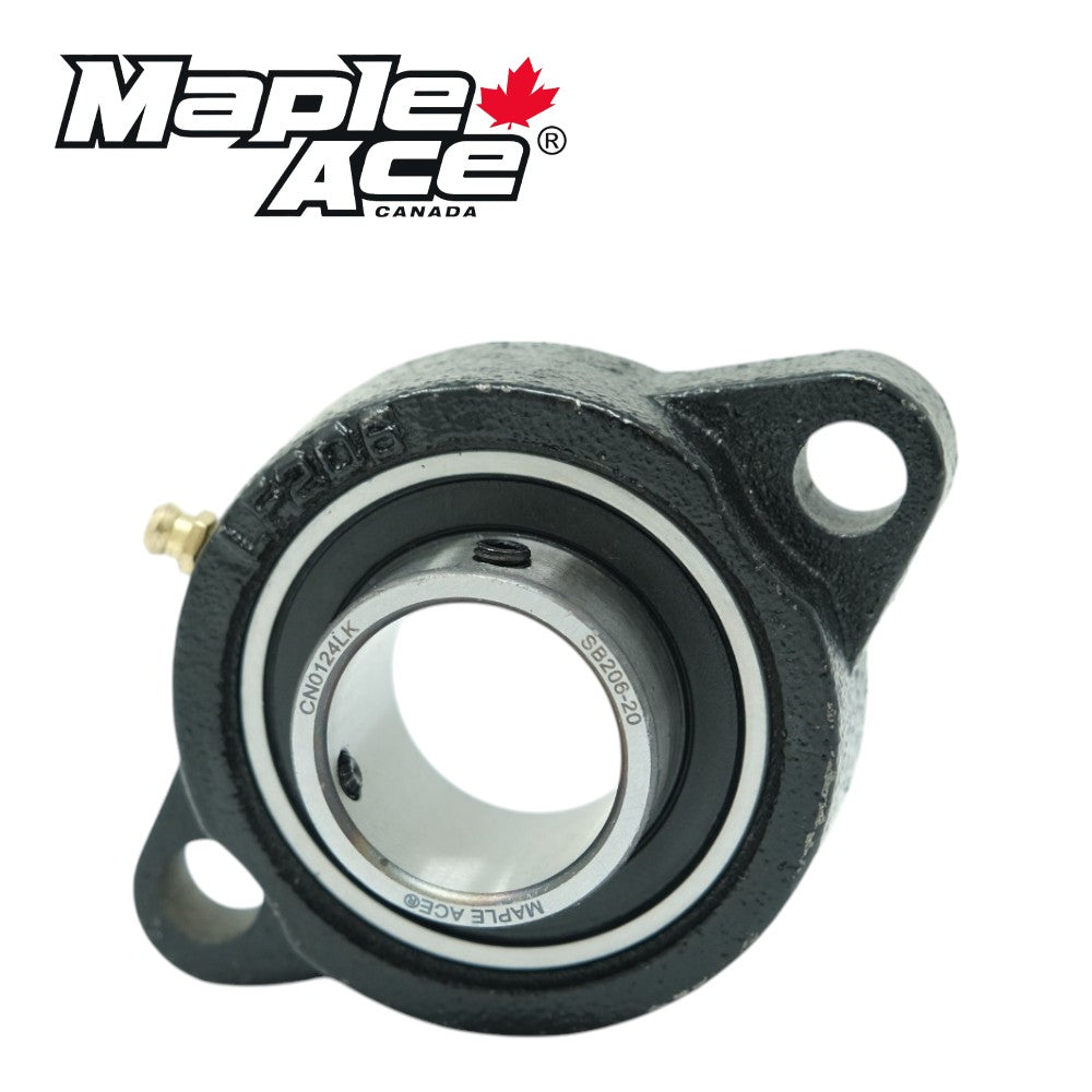 SBLF204-12 Flange Bearing 3/4in Bore, 2-Bolt, Self-Aligning