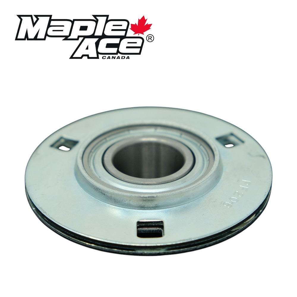 SBPF204-12 Pressed Steel Housing Round Flanged 3-Bolt with Insert Bearing 3/4in