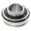 SER204 Insert Bearing 20mm Bore, Cylindrical OD with Snap Ring and Set Screws