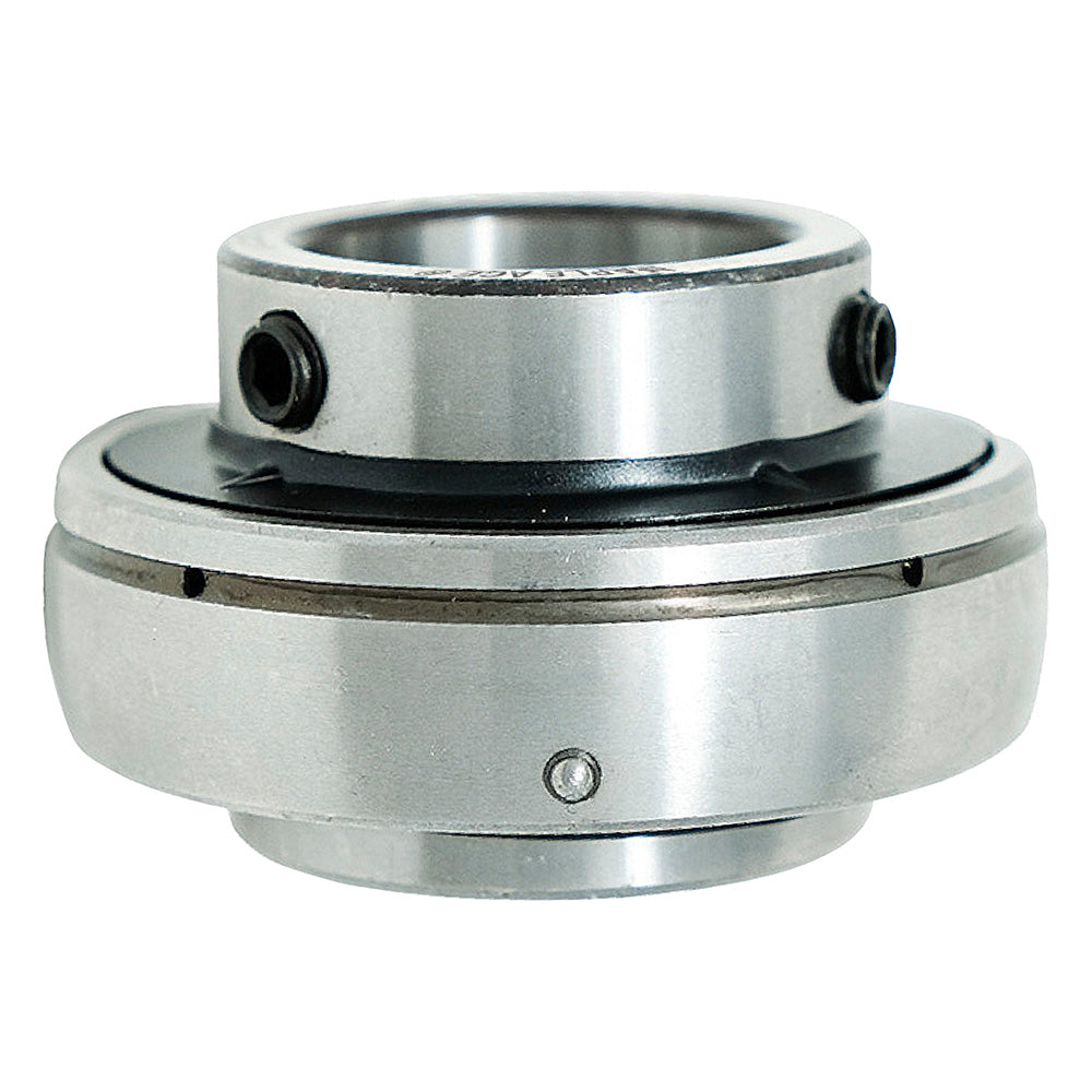 UC202-10 Insert Bearing 5/8in Bore, Spherical OD, Set Screws, Lube Hole