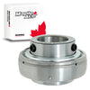 UC205-16 Insert Bearing 1in Bore, Spherical OD, R3 Seal, Set Screws, Lube Hole