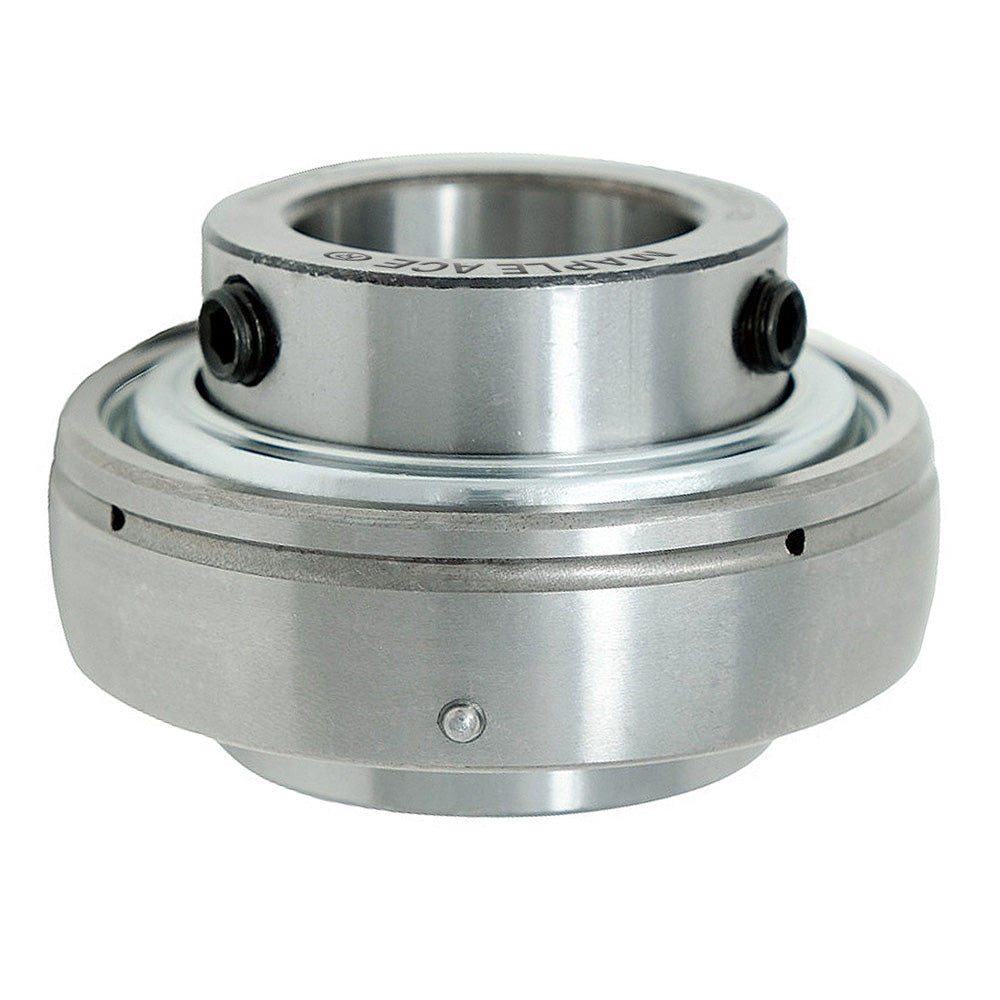 UC209-28 Insert Bearing 1-3/4in Bore, Spherical OD, R3 Seal, Set Screws, Lube Hole