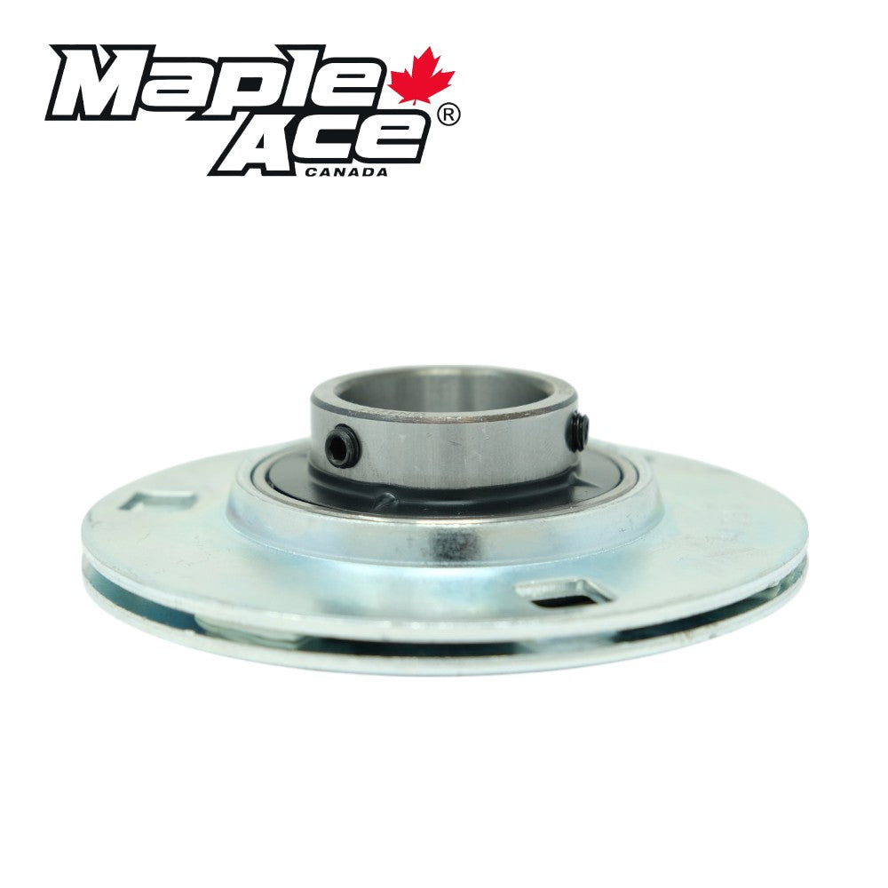 UCPF204-12 Pressed Steel Housing Round Flanged 3-Bolt with Insert Bearing 3/4in