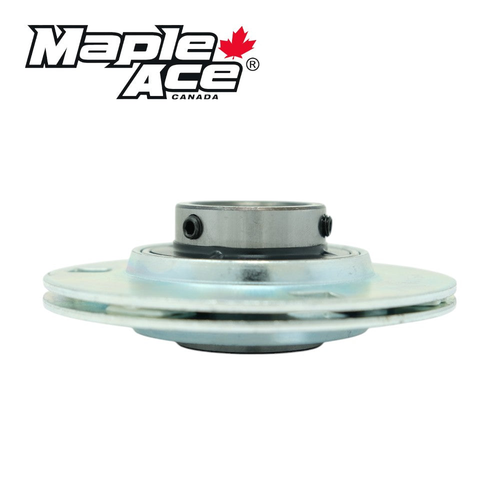 UCPF204-12 Pressed Steel Housing Round Flanged 3-Bolt with Insert Bearing 3/4in