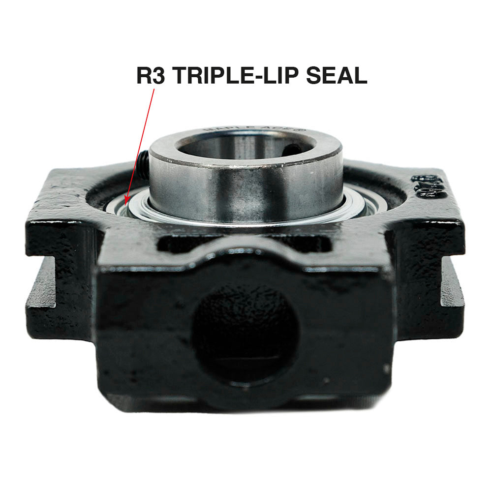 UCT208-24 R3 Triple-Lip Seal Take-up Bearing 1-1/2in Bore